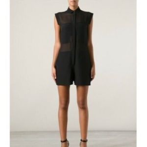 T by Alexander Wang Sheer Jumper Romper